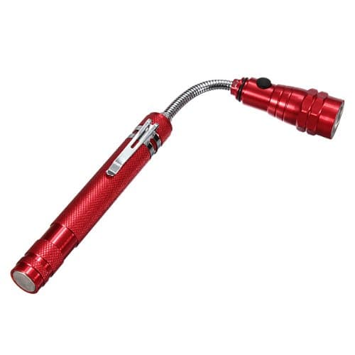 Flexible Flexi Torch Telescopic 3LED Magnetic Pick Up Tool Light Lamp Flashlight 1pcs