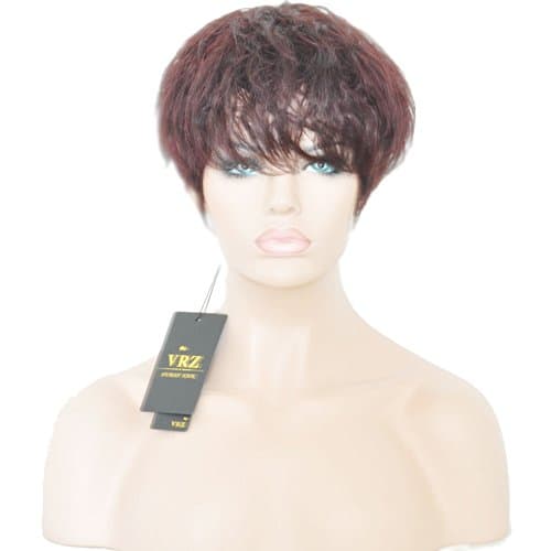 VRZ Short Human Hair Wigs MMT