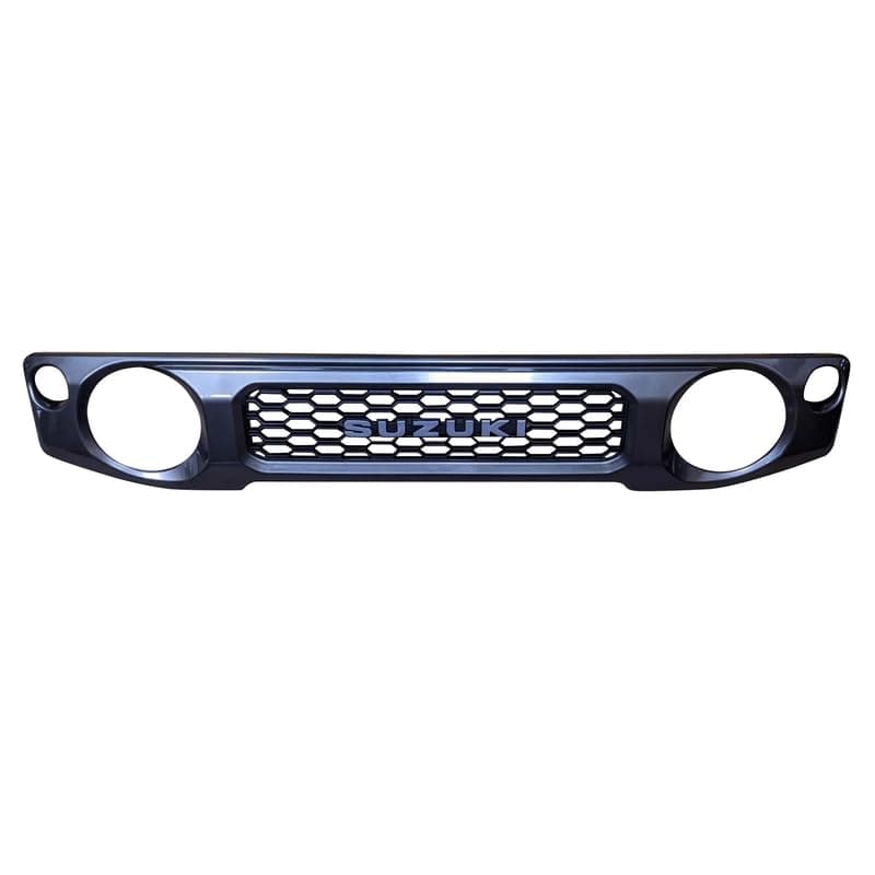 Glossy Grey ABS Plastic Jimny Front Grill Silver Logo (Jimny Grill-A)