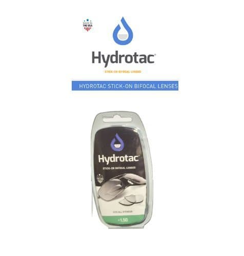 Hydrotac Stick-on Bifocal Lenses (OPTX 20/20)- +1.50 Diopter by NEOPTX