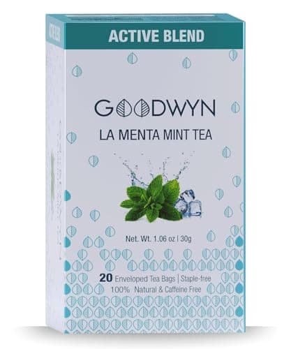 Goodwyn Peppermint Tea, Herbal Tea to Refresh and Rejuvenate, 20 Tea Bags