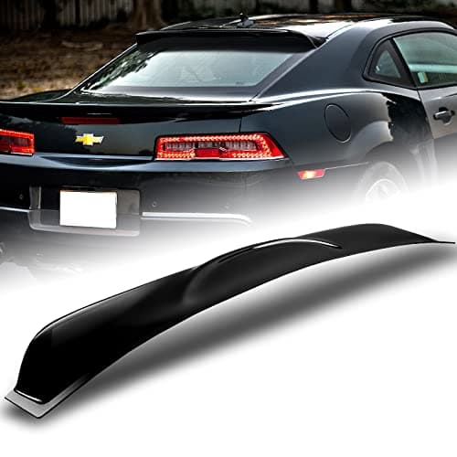 Black Rear Roof Window Visor Spoiler Wing Compatible with 2010-2015 Chevy Camaro Coupe 2011 2012 2013 2014