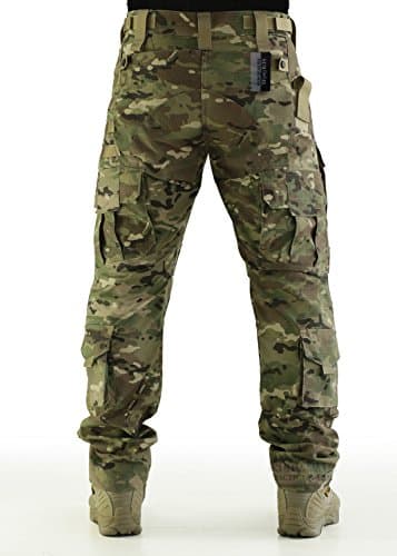 ZAPT Breathable Ripstop Fabric Pants Military Combat Multi-Pocket Molle Tactical Pants with EVA Knee Pads