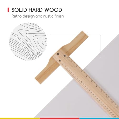 MEEDEN White Board Drafting Table and Stool Set, Height Adjustable Artist Wooden Stool, Art Craft Table, Tilting Drawing Desk, Artist Desk for Writing, Reading, Artwork