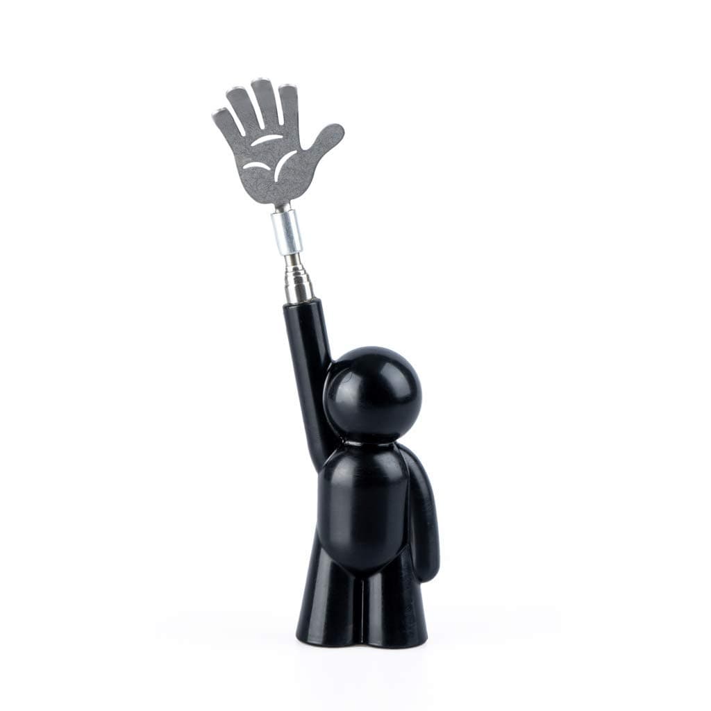 Balvi Back scratcher Give Me Five Black colour Extensible 17cm to 52cm of ABS plastic/stainless