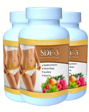 NewLifeBotanicals Super Fruit Diet, SDF-3 3-Bottle Value Pack