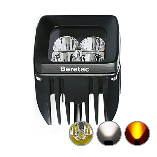 Evigreen Safety Warning Light 2PCS 20w Led Dually Pod for Off Road Driving, SUV, Boat, Jeep headlight