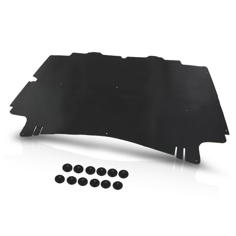 LQI Hood Insulation Pad 1/2" with Clips Compatible with Dodge Ram 1500 2002-2008/Fit Dodge Ram 2500 3500 2003-2009 Black