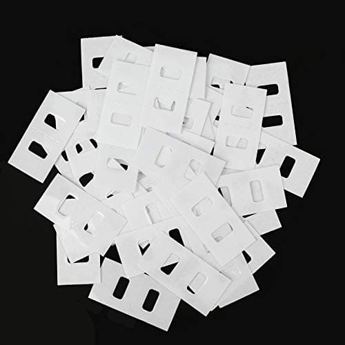 ISIYINER Vertical Blind Repair Tabs Vertical Blind Vane Saver, Clear (50PCS)
