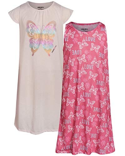 Girls Nightgown Summer Pajamas (2 Pack)