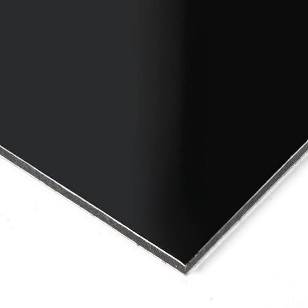 Falken Design Aluminium Composite Panel Black 24 in. x 36 in. x 1/4 in.