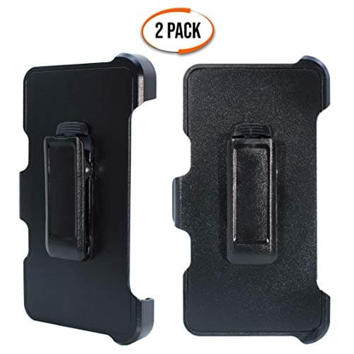 WallSkiN 2 Pack Replacement Belt Clip Holster for Samsung Galaxy Note 8 OtterBox Defender Series Case | Clip for Belt Holder (Case Not Included)
