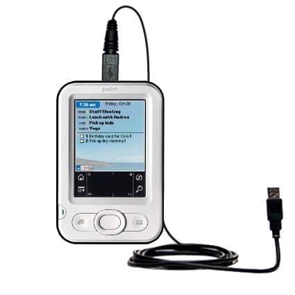Classic Straight USB Cable for The Palm Z22 with Power Hot Sync and Charge Capabilities - Uses TipExchange Technology
