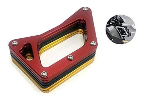 CFUS Motorcycle Retro Three-tier LED Headlights fairing Headlamp Head Light Lamp For Honda Grom MSX 125SF MSX125 2013-2016 (Only BLACK-Bracket)