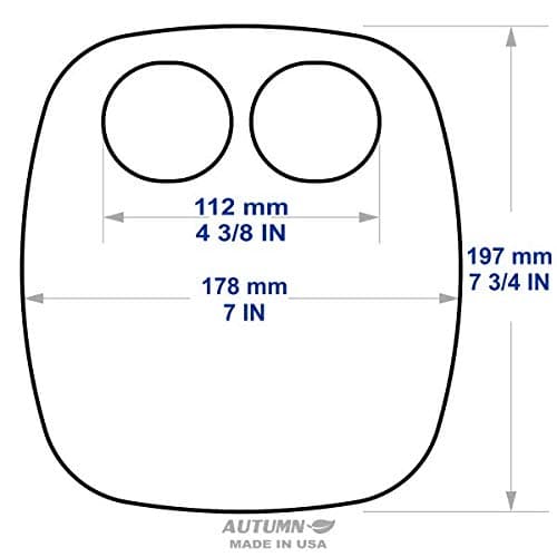 Universal Slit Lamp Breath Shield, Medium, Regular, Non-Fragile PETG