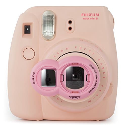 NodArtisan Compatible Mini 8+ Selfie Lens with Self-Portrait Mirror for Instax Mini 8 8+ 9 7s, Polaroid PIC-300 and Instax Hello Kitty (Strawberry)