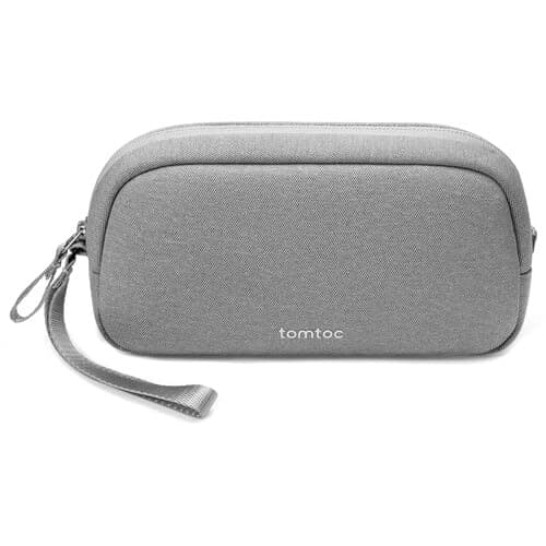 Electronics Organizer Travel Case, Water Resistant Travel Bag Cable Organizer for Essentials, Tech Pouch Accessories Carry Storage for Cord, Phone, Cables, Airpods, USB Flash Drive, Daily Items