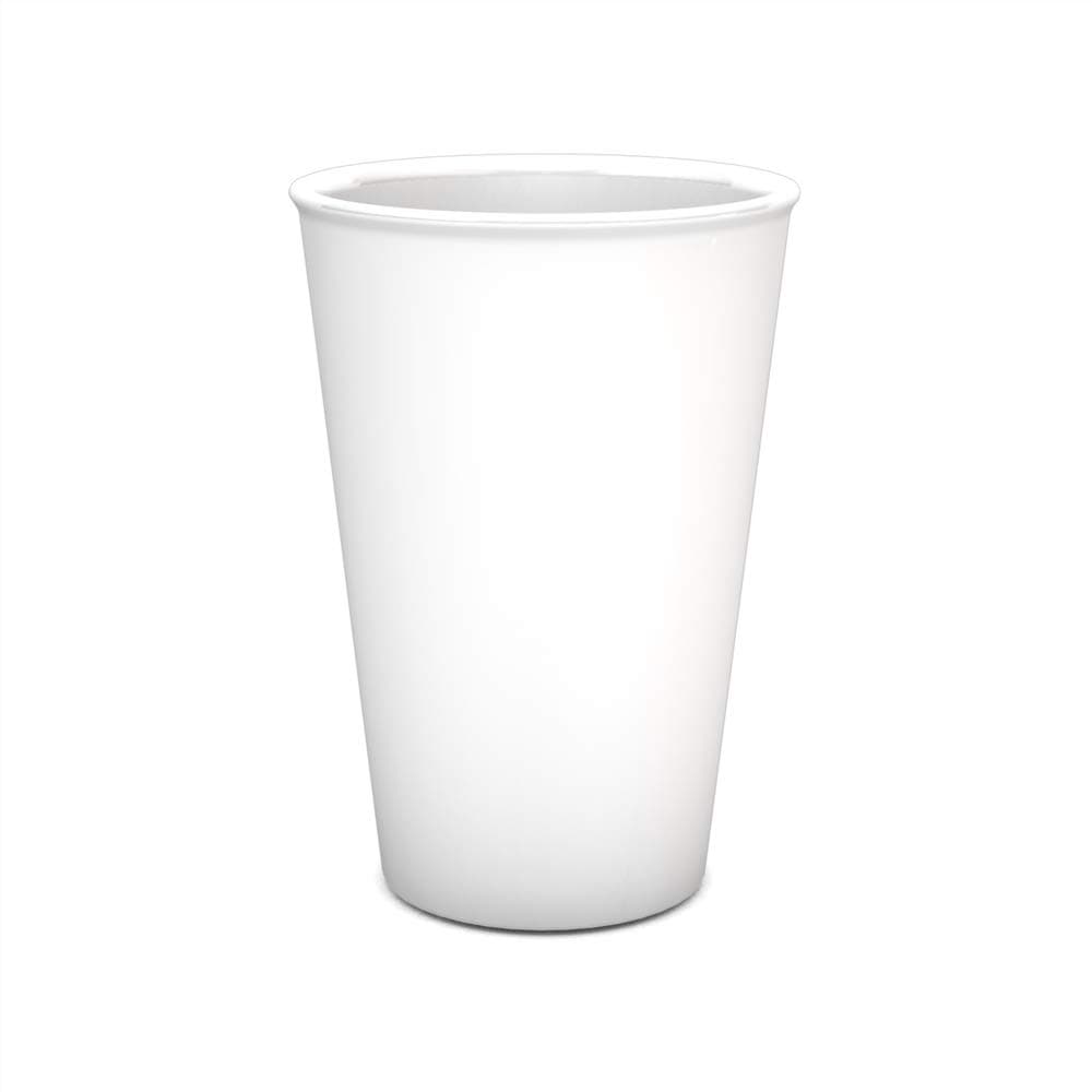 Ornamin Mug 400 ml/14.1 oz White (Model 1210) / Sustainable Reusable Cup, Coffee Mug, eco Cup