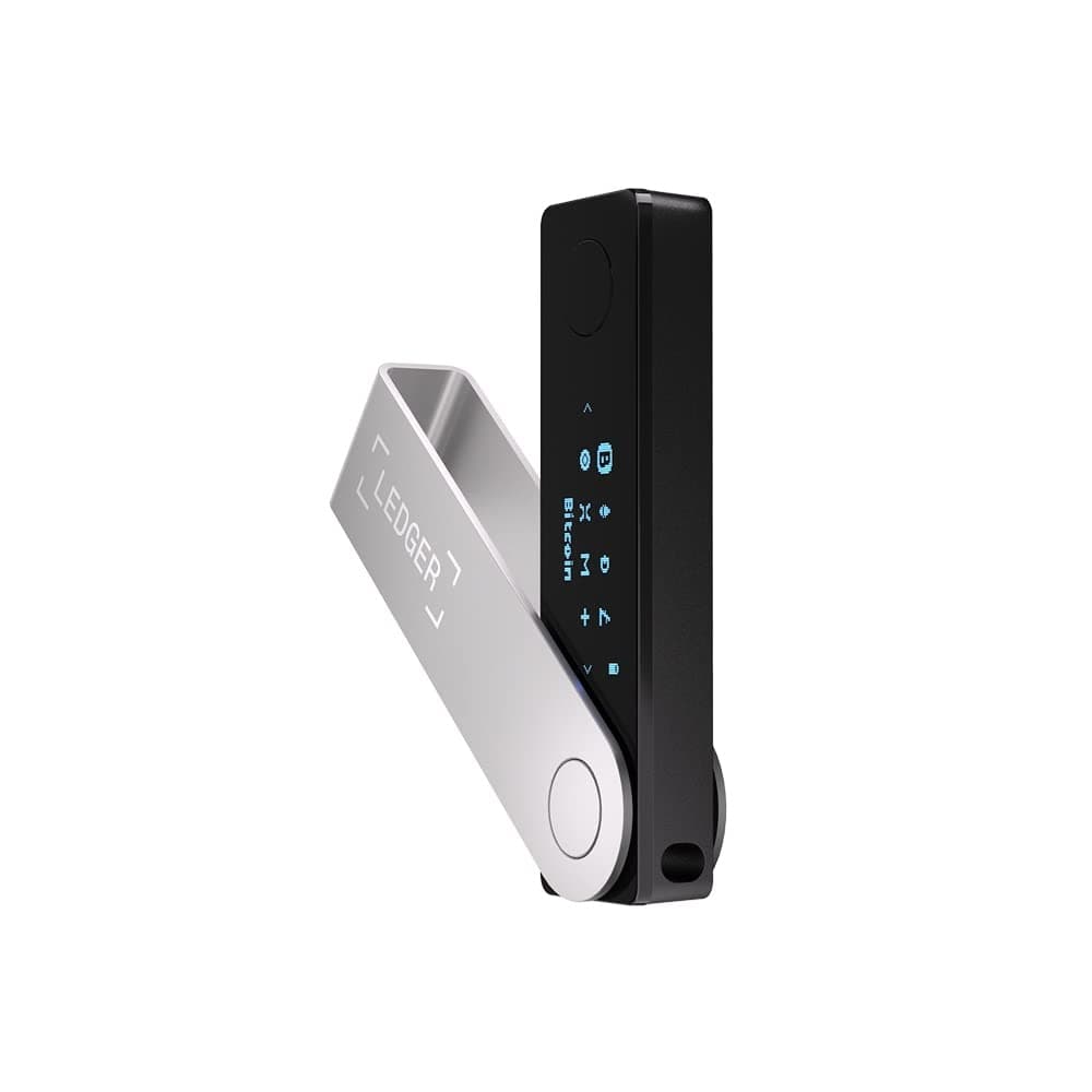 Ledger Nano X Crypto Hardware Wallet (Onyx Black) - Bluetooth - The Best Way to securely Buy, Manage and Grow All Your Digital Assets - Products are Shipped Directly from India