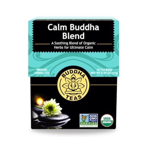 Buddha Teas Calm Buddha Blend Tea, 18 Bags (Pack of 1)