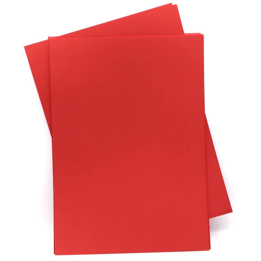 Firstnock 120GSM Red Paper A4 30 Sheets, Invitation Card wedding card craft making Red cardstock red color paper