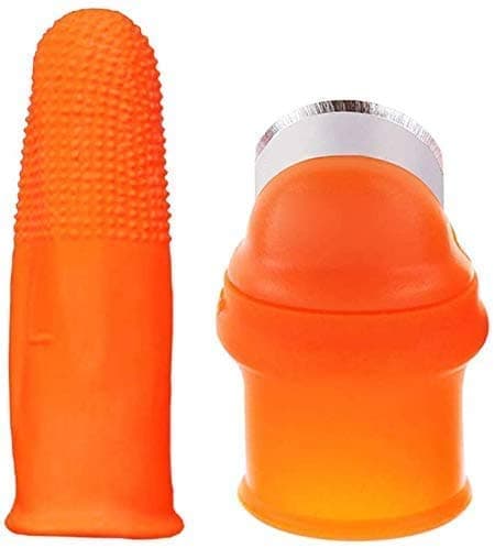 SETON Thumb Knife Silicone Thumb Knife Finger Cutter Cutting Set Vegetables Picker and Finger Protector