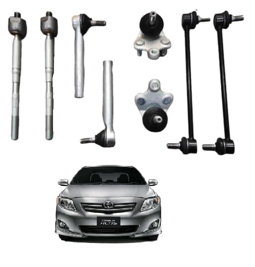 Autoclean Rack End + Tie Rod End + Suspension Ball Joint + Stabilizer Linkage For Altis (Pack of 8 pec)