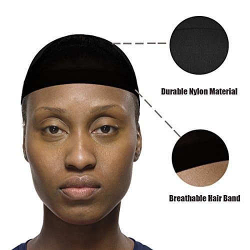 4 Pack Wig Caps,High Quality Unisex Nylon Wig Cap(Brown and Black)