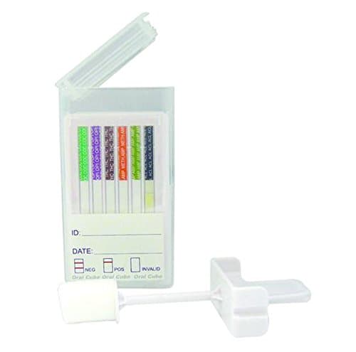 Oral Cube Saliva Drug Testing Kit for 5 Drugs (Pack of 3)