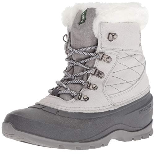 Kamik Women's SNOVALLEYL Snow Boot, Light Grey, 9 Medium US