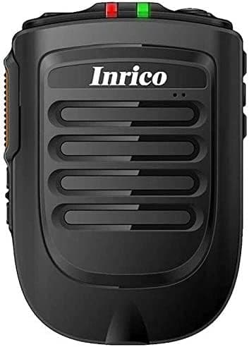 Inrico B01 Wireless Bluetooth Microphone Speaker Zello PTT 4.2 for W7 N60 W2PLUS Network Radio and Android Mobile Smart Phone Work with Zello/Real PTT