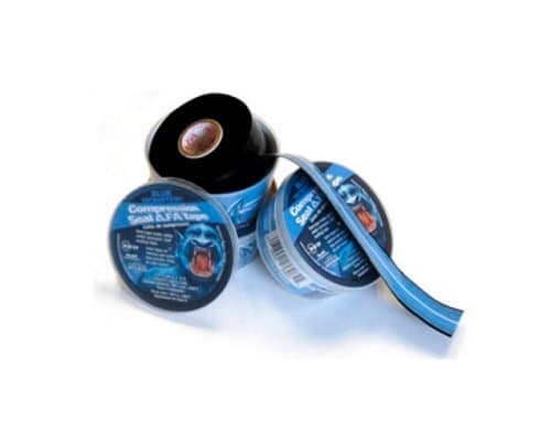 Millrose 76084 Compression Tape 1" x 12", 3Piece Blue Monster Compression Tape