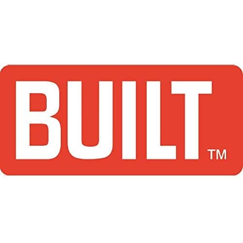 BUILT Insulated Lunch Bag with 'The Professional' Design, Polyester, Black, 18.5 x 27 x 21 cm