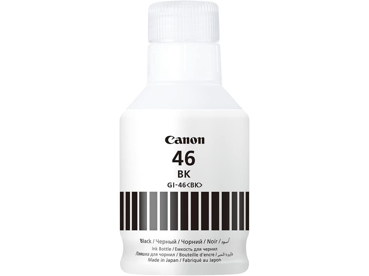 CANON GI-46 PGBK, High Yield, Black Ink Bottle, Prints Up to 6,000 Pages, 170 ml