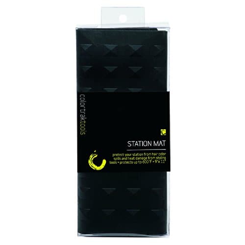 color trak Station Mat, Black, 9 X 11 Inch