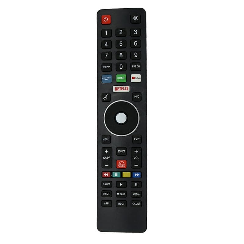 LED 539 Universal Remote Control for Sainyo and Chinese LCD LED and Non-Branded Smart TVs - Black (Please Match with Your Old Remote Before Placing an Order)
