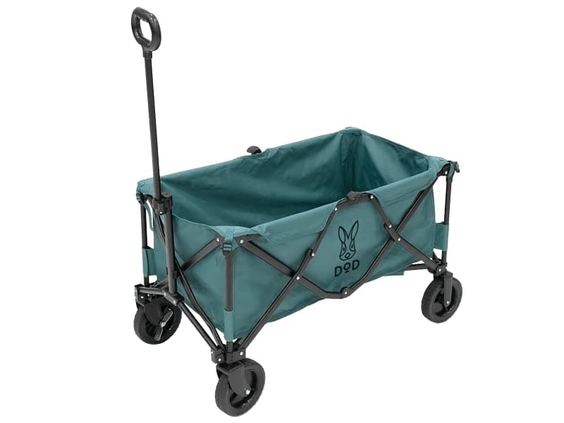 DOD Uma Folding Wagon - Heavy Duty Collapsible Wagon for All Outdoor Activities - Blue