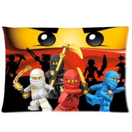 Newbility Ninjago Custom Zippered Pillow Cases 16x24 (Two Sides)