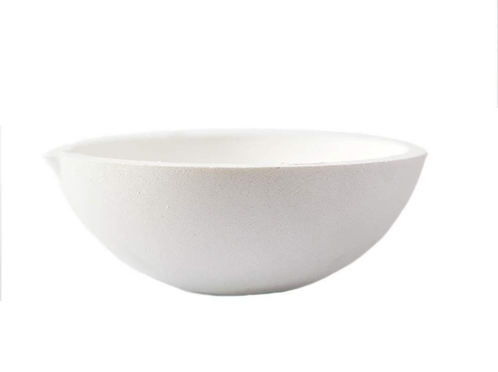 LLF Ceramic Crucible Bowl Dish Cup Furnace Melting Casting Refining Gold Silver (10000g)
