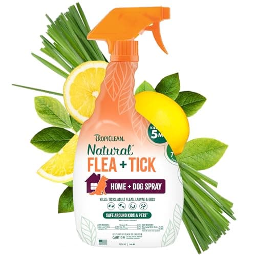 Tropiclean 320017 Flea and Tick Spray for Pets