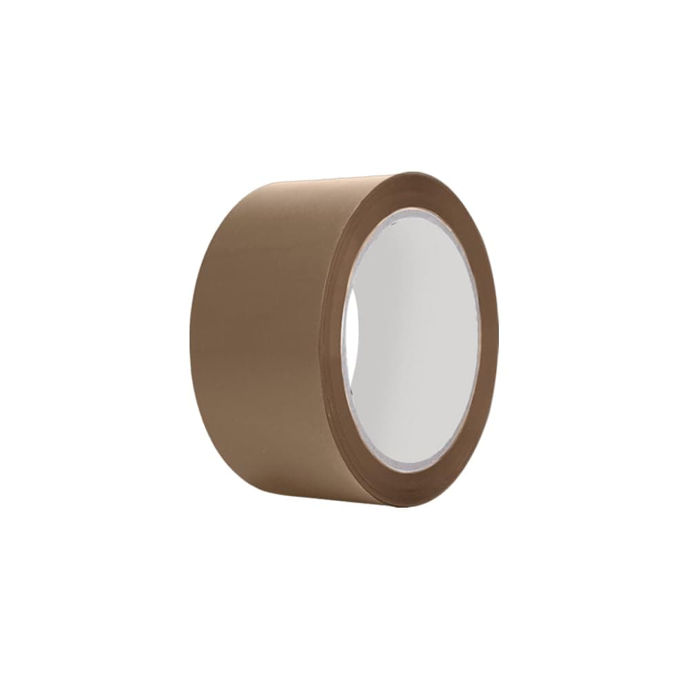 ARVO Brown Packing Tape 1 Roll with Low Noise (48mm x 60m) - Durable Parcel Tape for Packing Boxes, Secure Packaging for Moving House