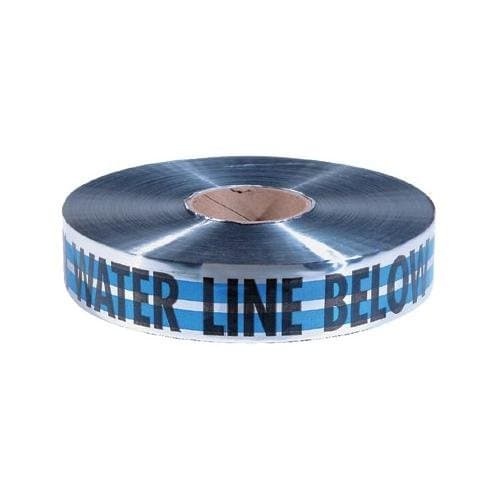 Detectable Warning Tapes - 2"x1000' blue caution water line buried belo