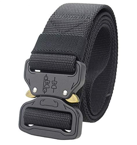 Men's Synthetic Quick Release Buckle Nylon Belt (Free Size)…