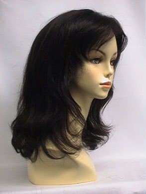 Jennifer Deep Wave Remy Lace Front Wig (14", 1B - Off Black)
