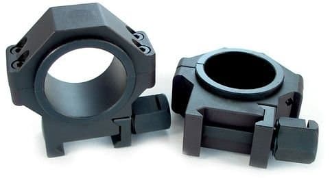 Steel 30mm Scope Rings with 1 in. Inserts, Matte Black 660001