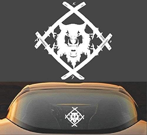 6" Xavier Wulf Hollow Squad Vinyl Decal Sticker