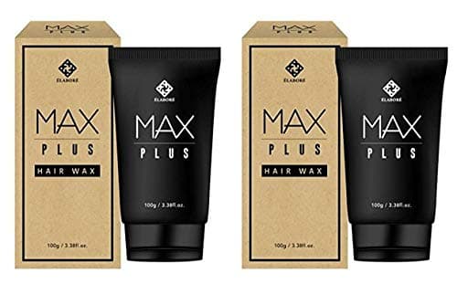 Elabore 2 Pack MAX Plus Hair Wax 3.38 fl.oz/100ml (Men's Hair Styling Wax)