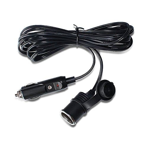 Breezesmile 12V 2M(6.5') Cigarette Lighter Plug Cigarette Lighter Socket Extension Cord for Car refrigerator Home Appliances