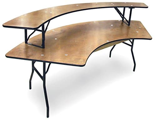 McCourt 72013 Polycoat Finish with Vinyl Edge, 60" 13" Serpentine Shelf,