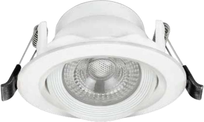 Panasonic Polycarbonate 6 Watt Round Swivel Downlight, 6W Swivel Ceiling Light, Swivel Conceal Surface Light for Home, 6500k Cool White Swivel Downlight
